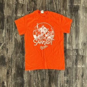 ⚾️NEW Baltimore Orioles The Sandlot movie orange tee shirt unisex size small